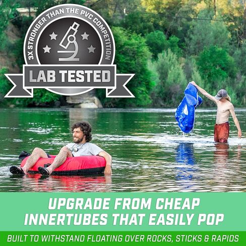 GoSports 44 in Heavy-Duty River Tube with Premium Canvas Cover - Commercial Grade River Tube - Choose Your Style in Saudi Arabia