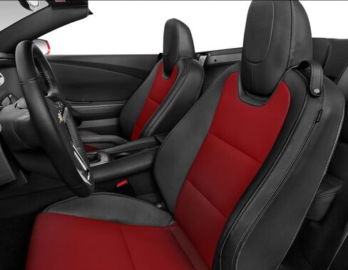 Seat Covers Custom Fit for Chevrolet Camaro 2016-2024 6th Gen Camaro LT LS RS SS ZL Coupe Model Faux Leather Vehicle Protect Cushion… in Saudi Arabia