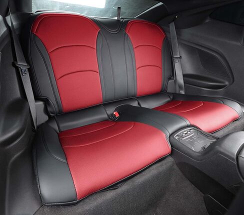 Seat Covers Custom Fit for Chevrolet Camaro 2016-2024 6th Gen Camaro LT LS RS SS ZL Coupe Model Faux Leather Vehicle Protect Cushion… in Saudi Arabia