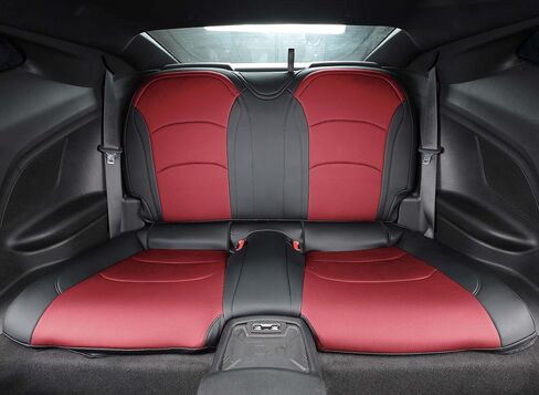 Seat Covers Custom Fit for Chevrolet Camaro 2016-2024 6th Gen Camaro LT LS RS SS ZL Coupe Model Faux Leather Vehicle Protect Cushion… in Saudi Arabia