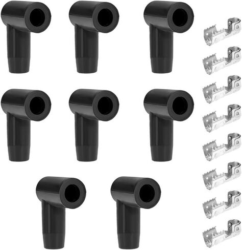 طقم طرفي 90 درجة أحذية HEI ومحطات قفل إيجابية لفائف التمهيد شرارة التوصيل سلك الإشعال 8 قطعة in Kuwait