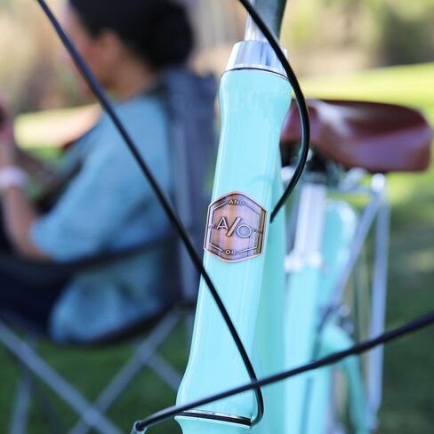 دراجة A/O Frida للسيدات ذات 7 سرعات، دراجة هجينة للتجوال، لون أخضر نعناعي in Kuwait