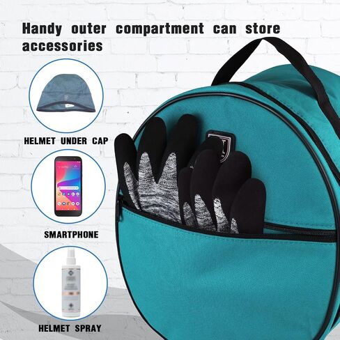 Harrison Howard Equestrian Motorcycle Riding Waterproof Helmet Bag Helmet Case Storage Carring Bag in Saudi Arabia