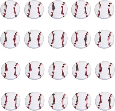 40 حزمة من دبابيس البيسبول Pinkback مقاس 2 بوصة لهدايا فريق لاعبي البيسبول، هدايا حفلات البيسبول، مكافأة الطلاب in Kuwait
