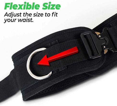 Buckle Dip Belt for Weight Lifting - (300 lb) for Experts Heavy Duty Steel Chain with 4" Comfortable Neoprene Waist Support - Man U Fiture Pull Up Weightlifting Belt in Saudi Arabia