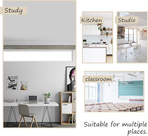 Combination Magnetic whiteboard and Cork Board, Perfect for Office, Home Decor, School Message board-15 inch x 24 inch in Kuwait