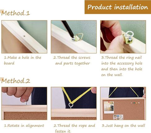 Combination Magnetic whiteboard and Cork Board, Perfect for Office, Home Decor, School Message board-15 inch x 24 inch in Kuwait