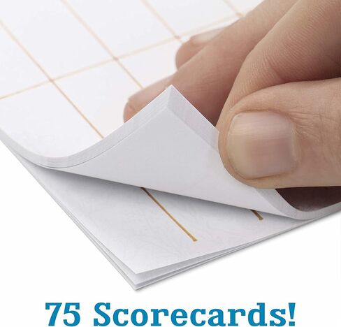 Bridge Scorecards, 75-Pack | Replacement Score Sheet Tally Pads | Must-Have Accessories for Game Night | Classic We/They Bridge Playing Card Game Scoring in Kuwait