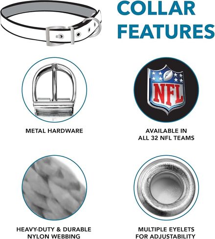 طوق للكلاب من بيتس فيرست كليفلاند براونز قابل للعكس من الدوري الوطني لكرة القدم الأمريكية مقاس متوسط، طوق ممتاز ذو وجهين للحيوانات الأليفة مع فريقك المفضل في الدوري الوطني لكرة القدم الأمريكية! in Kuwait