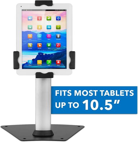Mount-It! Secure Universal Tablet POS Kiosk with Wall Bracket Add-on | Locking Tablet Stand with Adjustable Clamp for iPad, iPad Air, Samsung Galaxy Tab, Surface Go & 7.9"- 10.9" Tablets - MI-3784 in Kuwait