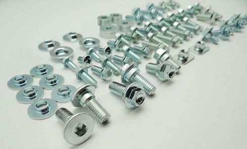87 قطعة من مجموعة مسامير الجسم Specbolt Kawasaki KX & KXF لمصدات المقاعد البلاستيكية وأغطية لوحات الأرقام تناسب KX60 KX80 KX85 KX100 KX125 KX250 KX500 KX250F KX450F KXF250 & KXF450 in Saudi Arabia
