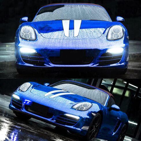 ملصق سيارة لاصق ذاتي اللصق من الفينيل الذهبي مرآة من TECKWRAP مقاس 11.5 × 60 بوصة in Kuwait