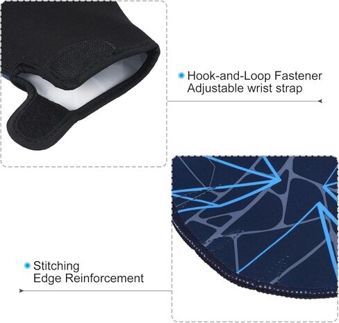 PATIKIL Swimming Aquatic Gloves Webbed Swim Gloves Printing Water Resistance Training Accessories for Swimming and Diving in Saudi Arabia