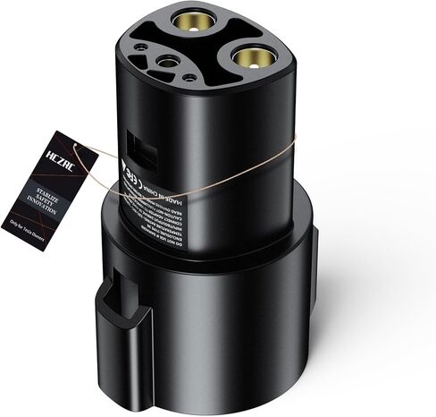 محول شحن Hczrc J1772 إلى Tesla 80AMP /250V AC، يناسب محطات الشحن Tesla Model 3 وY وX وS & Level 1/2 [شهادة السلامة]، إعداد سهل (محول شحن SAE j1772 لسيارات Tesla فقط) in Kuwait