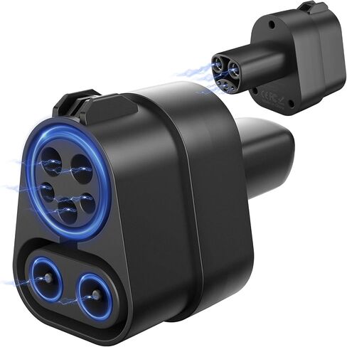 MoKo CCS1 to Tesla Adapter, 300A / 750V / Max 250KW DC Fast Charging Fit Tesla Model 3/Y/S/X, Compatible with Level 3 Fast Charging Station with CCS Plug in Saudi Arabia