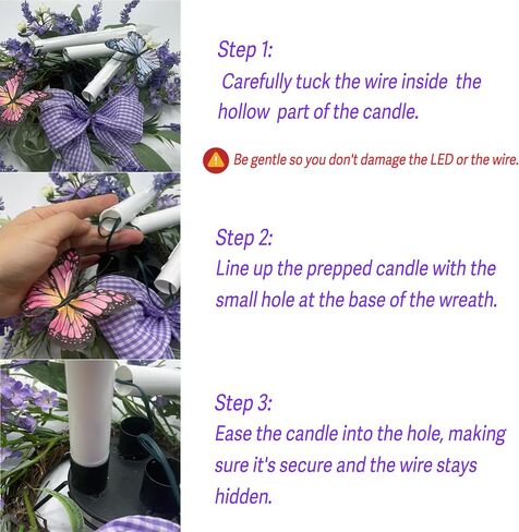 Eksen Fake Flower Centerpiece Table Decorations for Dining Room,Flameless Candles Centerpiece for Table,Artificial Lavender Flower Arrangement for Kitchen Farmhouse Living Room Spring Decor in Saudi Arabia