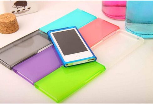 for iPod Nano 7 8 Case, Candy Color Soft TPU Rubber Gel Protective Skin Case Cover for Apple iPod Nano 7 7th 7G Generation 8 8th Generation (Only Clear Color) in Saudi Arabia