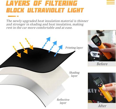 ستائر مقسمة للخصوصية للسيارة، مظلة للشمس، نافذة السيارة للتخييم والسفر، شاشة تقسيم للمقعد الأمامي والخلفي للسيارات، مساحة حماية لنوم الأطفال الصغار in Saudi Arabia
