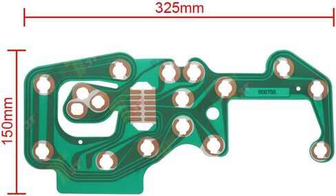 لوحة الدوائر المطبوعة من ALLWAY لـ Corvette C3 1978-1982 Dash Cluster 25023577 in Kuwait