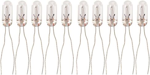 T5-12v 95ma سيارة لمبات صغيرة مصابيح مؤشر GM GMC العنقودية عداد السرعة الخلفية الإضاءة 10-حزمة in Kuwait
