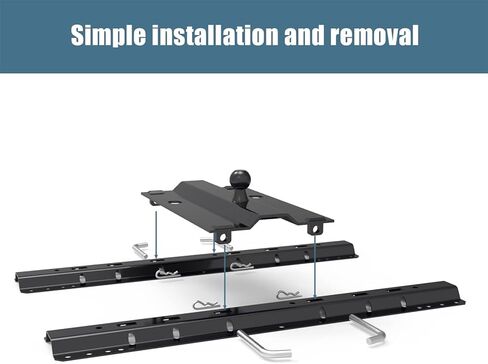 لوحة كرة معقوفة بوزن 25.000 رطل من Mepareri، تناسب جميع قضبان العجلات الخامسة القياسية، وصلة وصلة محول معقوفة مقاس 3 بوصات in Kuwait