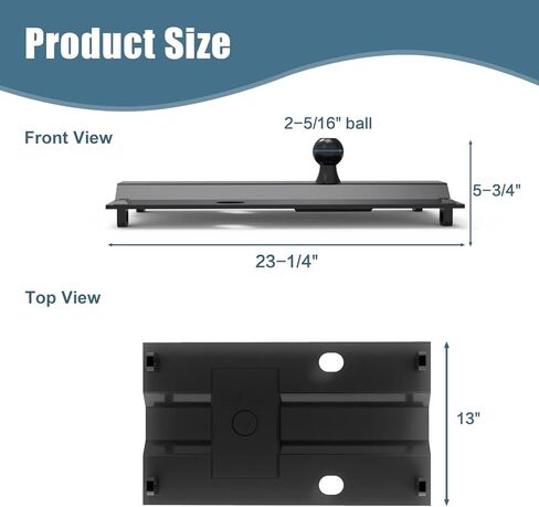 لوحة كرة معقوفة بوزن 25.000 رطل من Mepareri، تناسب جميع قضبان العجلات الخامسة القياسية، وصلة وصلة محول معقوفة مقاس 3 بوصات in Kuwait