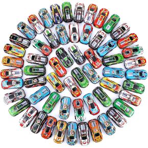 DERTE 280 Pcs Pull Back Cars for Kids Mini Car Toys Bulk Metal Race Vehicles Party Favors Goodie Bag Stuffers Classroom Prizes for Boys Girls Toddlers