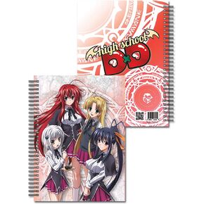 Great Eastern Entertainment High School DXD Girls Spiral Notebook Multi-colored, 10"
