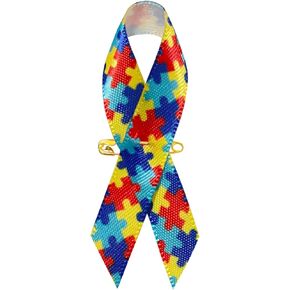 Curvier 100PCS Yellow Satin Ribbons Lapel Pins for Childhood Cancer Awareness Ribbon