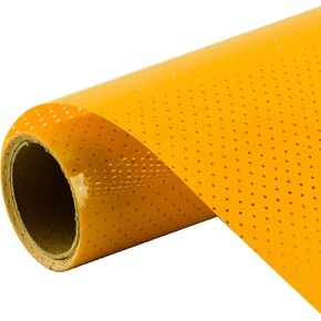 Mesh Hole HTV Heat Transfer Vinyl - 12 Inch x 5 Feet PU Perforated Mesh Iron on Vinyl Rolls for T-Shir, Mesh Vinyl HTV for DIY Clothing (White)