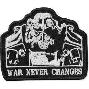 Fallout T-45d Power Armor Silhouette Embroidered Patch Iron On (3.5" x 3")