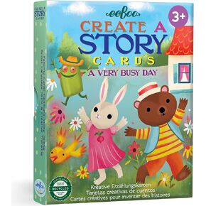 eeBoo A Very Busy Day Create a Story Pre-Literacy Cards/Ages 3+ (TSVBD)