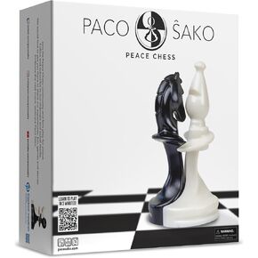 PacoSako Peace Chess Game, Super Fun for Chess Lovers, Make Peace While Playing Chess, not War - Chess Set Board Game for Peace Makers | 2-Players