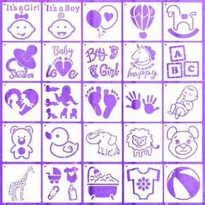 9 Pcs Tree of Life Stencil Set - Reusable Plastic Drawing Templates for Painting on Wood, Wall, Canvas, Furniture & Home Decor (Tree)