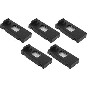 Drone Lithium Battery, 5Pcs Drone Lithium Battery 3.7V 1800mah Remote Control Aircraft Model Accessories with Charging Cable
