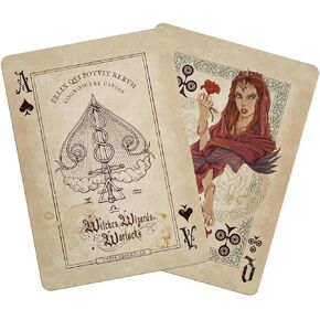Bicycle Wizards, Witches & Warlocks Playing Cards | Magical Collectible Deck | Premium Quality Cards