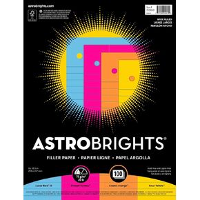 Astrobrights-25910-01 ورق حشو، 8 × 10-1/2 بوصة، 20 رطل، ألوان متنوعة، 100 ورقة in Kuwait