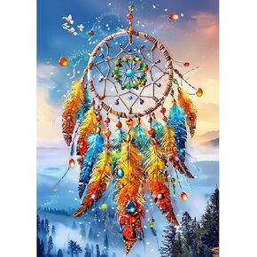 Perycomly Diamond Painting Kits for Adults, 5D Landscape Diamond Art Kits, Full Drill Rhinestone Diamond Painting Kit for Beginners, Great Gift Decor - 12"x16"