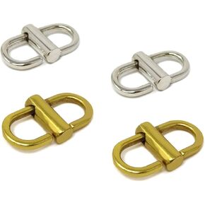 Honbay 4PCS Metal Adjustable Buckles Chain Link Tiny Clips for Chain Strap Bag to Shorten Chain Length