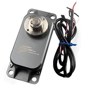 HAPPYMODEL 200kg/400kg High Torque Servo Metal Steering Gear Suitable for 12v-24v Large Industrial Robot Arm DIY Models (400kg)