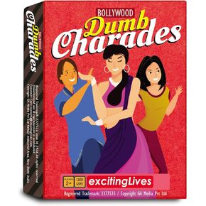 Bollywood Dumb Charades - Movie Themed Card Game for Parties, Teens - 350 Movie Names