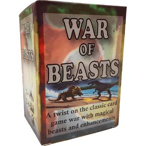 War of Beasts - Card Game - A Twist on The Classic War Like Card Game with Magical Creatures and enhancements for 2-6 Players