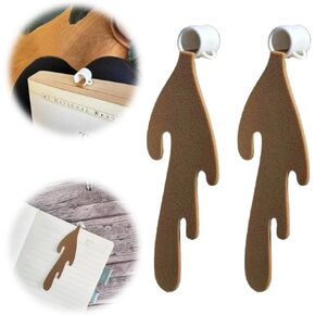 Spilled Coffee Bookmark, Cute Bookmarks Book Lovers Gifts, Unique Coffee Lovers Gifts, Funny Spilled Coffee Bookmark for Daughter, Son, Family, Writers(2Pcs)