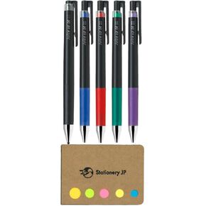 Pilot juice up 03 Retractable Gel Ink Pen, Hyper Fine Point 0.3mm, Blue Ink, 5-Pack, Sticky Notes Value Set