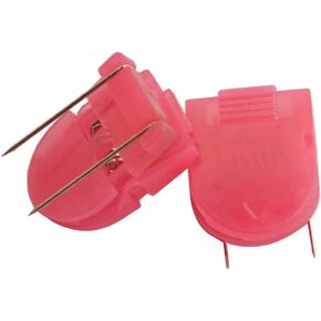 Panel Cubicle Clip for Fabric Panels, Standard Size, 40-Sheet Capacity, Pack of 20, Colour Red