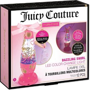 Make It Real: Juicy Couture Dazzling Swirl LED Color Change Light - Light Colors, Water Spins, Fill-Decorate-Enjoy, Room Décor, Girls & Kids Age 8+