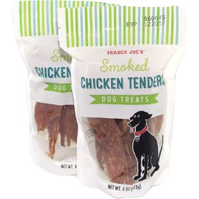 Trader Joe's Smoked Chicken Tenders Dog Treats (2 Pack)