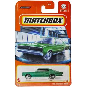 Matchbox 1966 Dodge Charger Green 1:64 Scale Die-Cast, 13/100