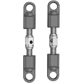 MEW4 16431 1/16 Scale RC Car Adjustable Pull Rod Accessories, Parts Number 16431 for M161 / M164