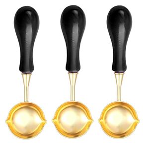 3pcs White Wax Seal Spoon,Dual Pointed Mouth Wax Seal Stamp Spoon for DIY Wax Seal Stamp Melting Wax Can Match Electric Wax Seal Warmer and Traditiona Wax Seal Warmer